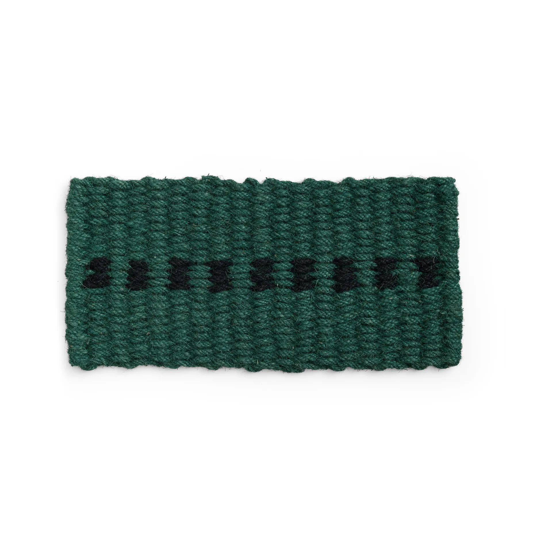 Coco Dot doormat, Dark green-black HAY