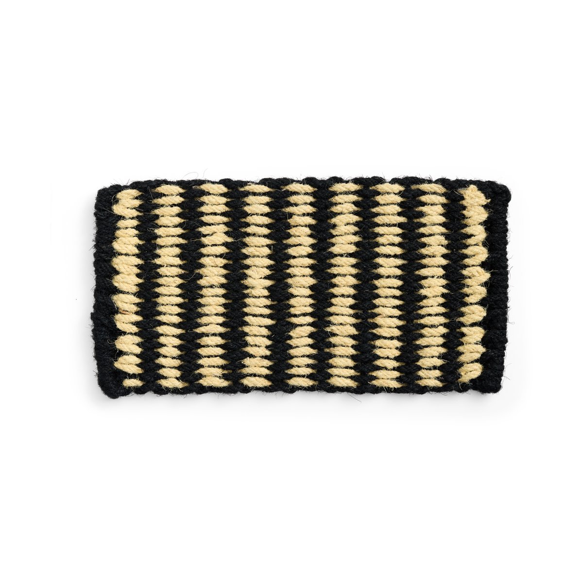 HAY Coco Stripe Wide doormat Black-white | Scandinavian Design | Door mats | Multi