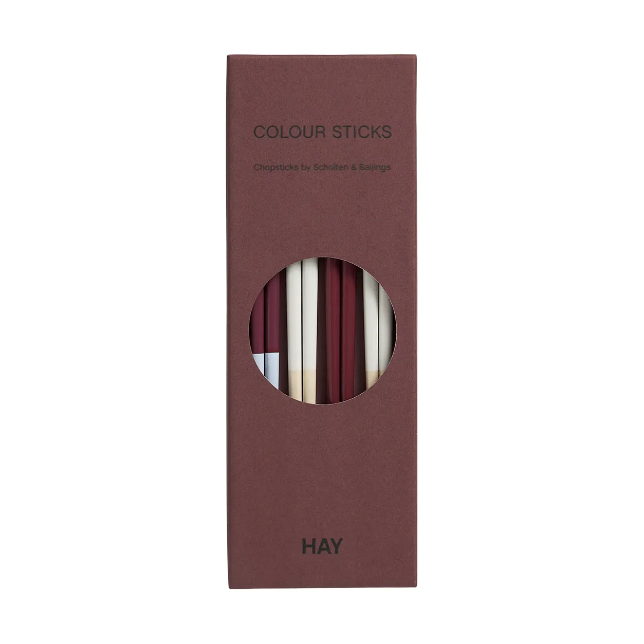 Colour chopsticks 4-pack, Subtle HAY