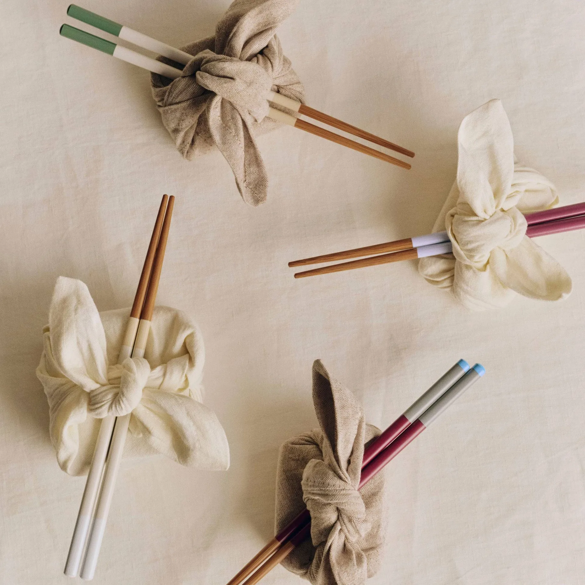 Colour chopsticks 4-pack, Subtle HAY
