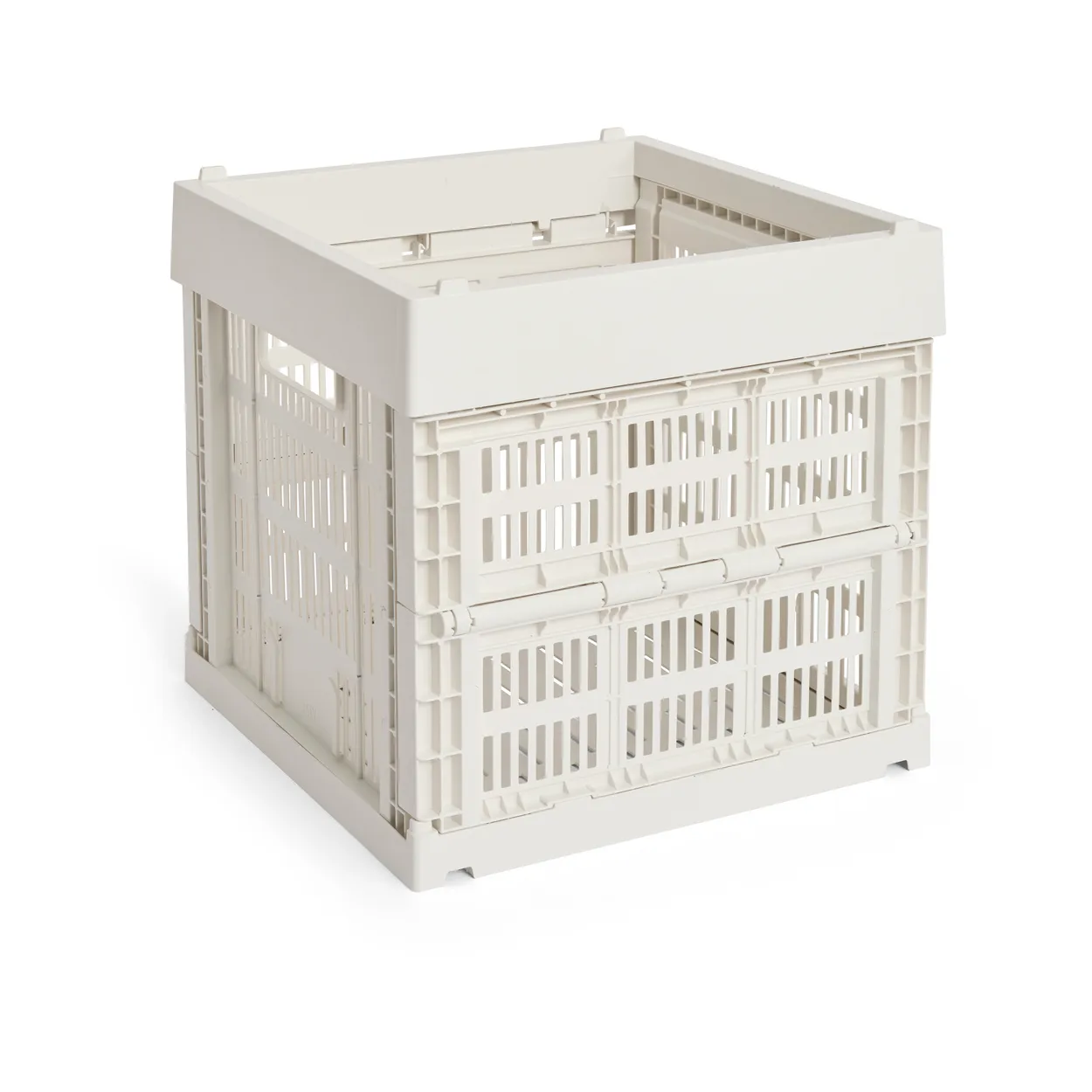HAY Colour Crate Cube 29.5x29.5 cm Off-white | Scandinavian Design | Boxes & jars | White