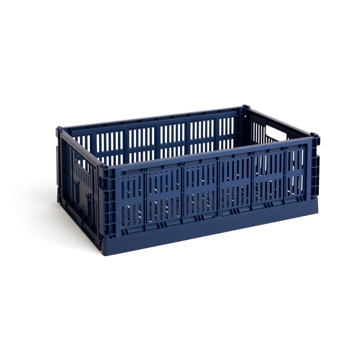 Colour Crate L 34.5x53 cm - Dark blue - HAY