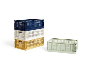 Colour Crate L 34.5x53 cm - Dark blue - HAY