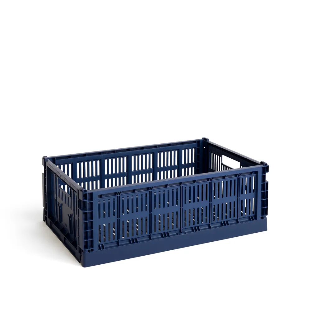 Colour Crate L 34.5x53 cm, Dark blue HAY
