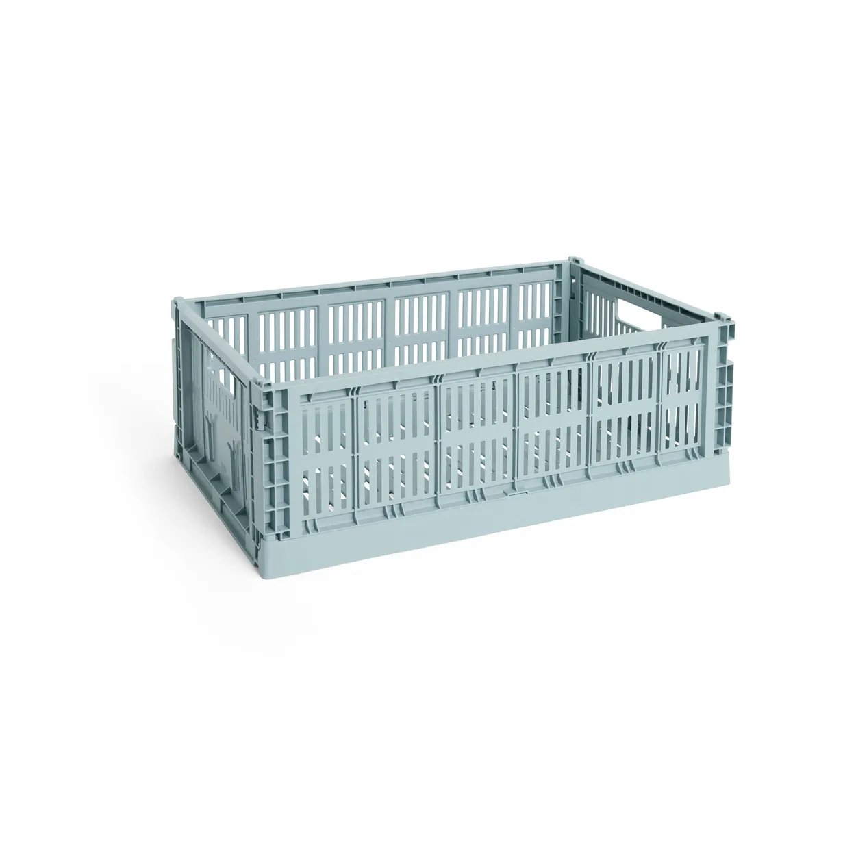 HAY Colour Crate L 34.5x53 cm Dusty blue | Scandinavian Design | Storage baskets | Blue