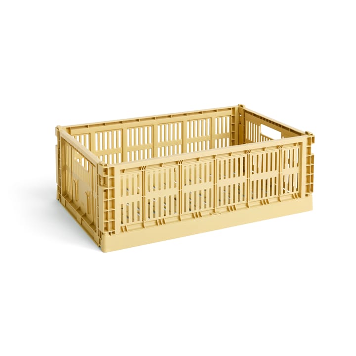 Colour Crate L 34.5x53 cm - Golden yellow - HAY