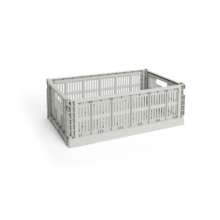 Colour Crate L 34.5x53 cm - Grey - HAY