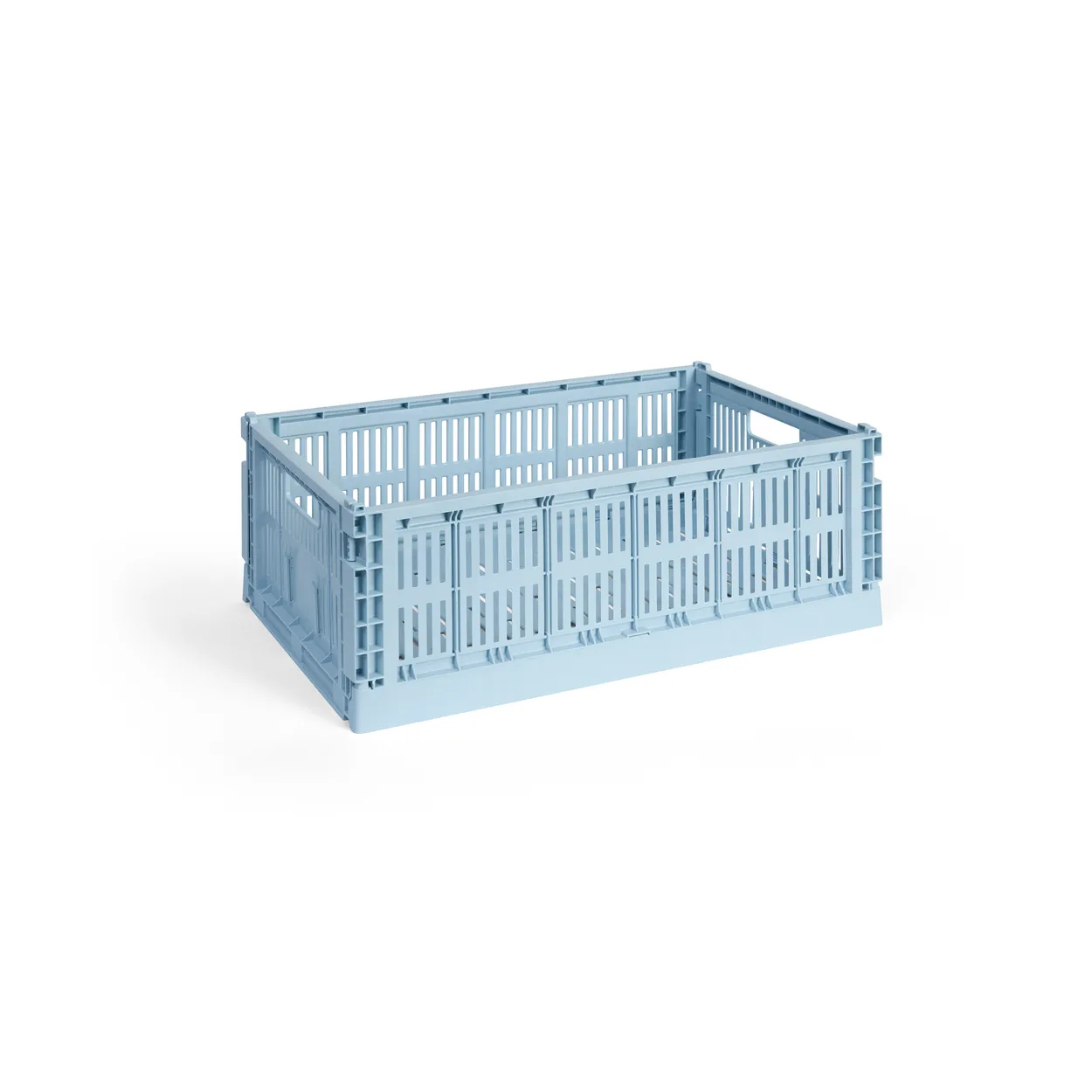 HAY Colour Crate L 34.5x53 cm Soft blue | Scandinavian Design | Storage baskets | Blue