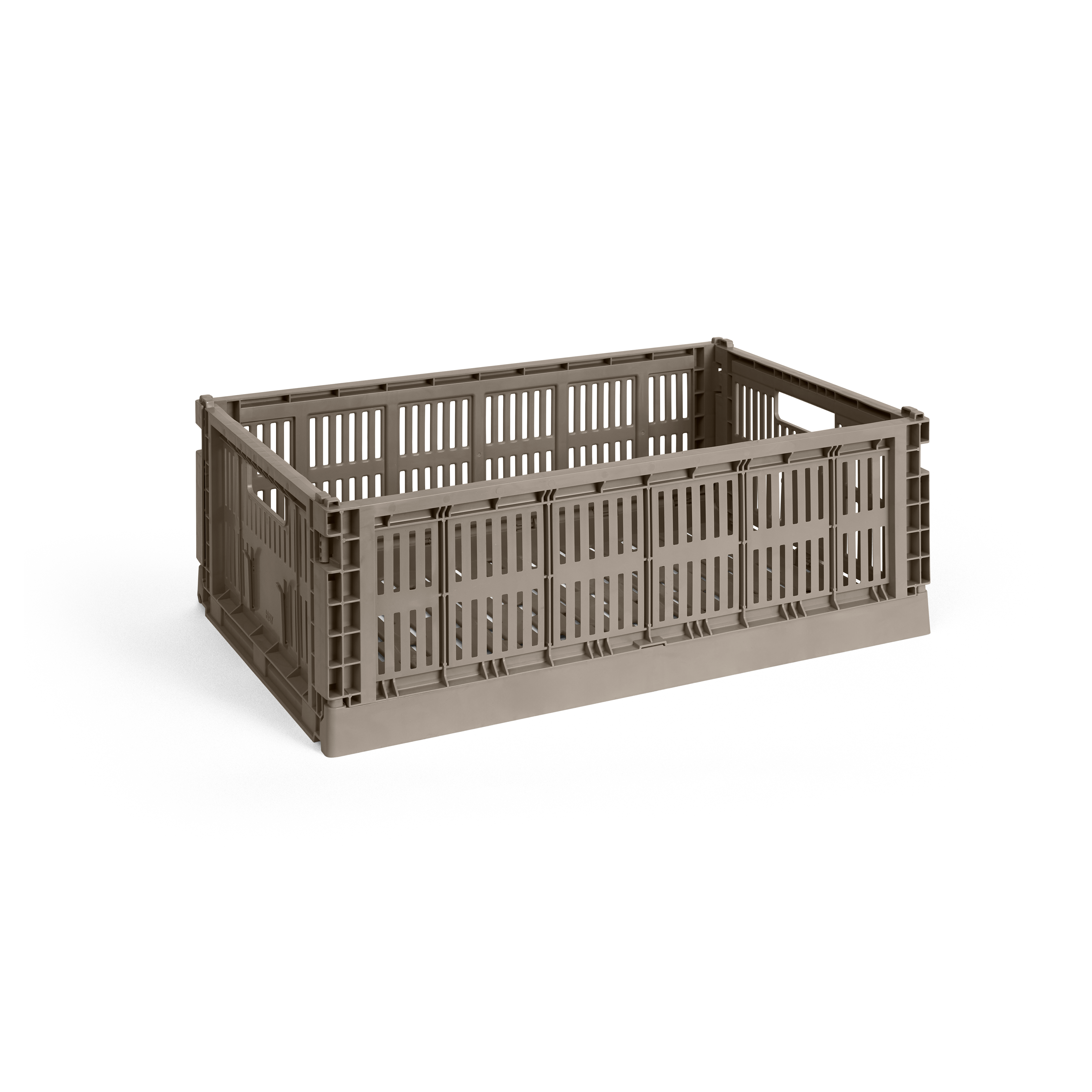 その他 HAY COLOUR CRATE L HAY Colour Crate, L Square, recycled plastic, bordeaux