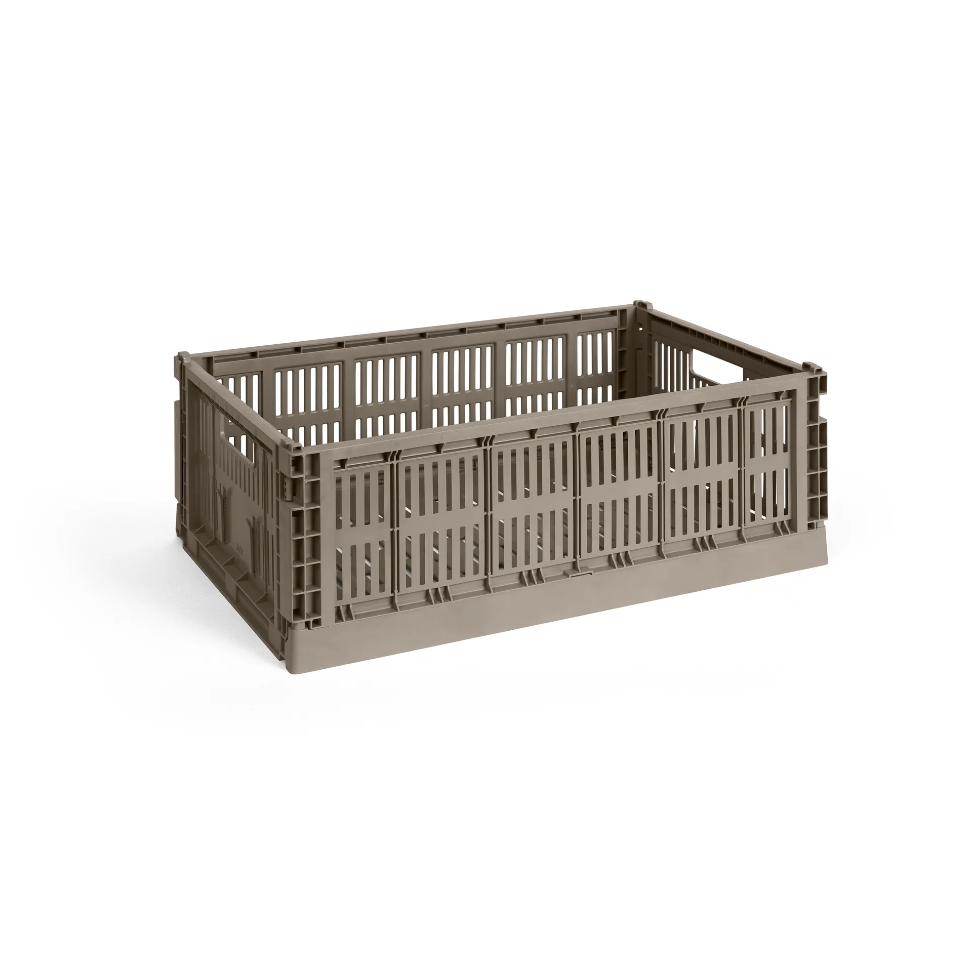Colour Crate L 34.5x53 cm, Warm grey HAY