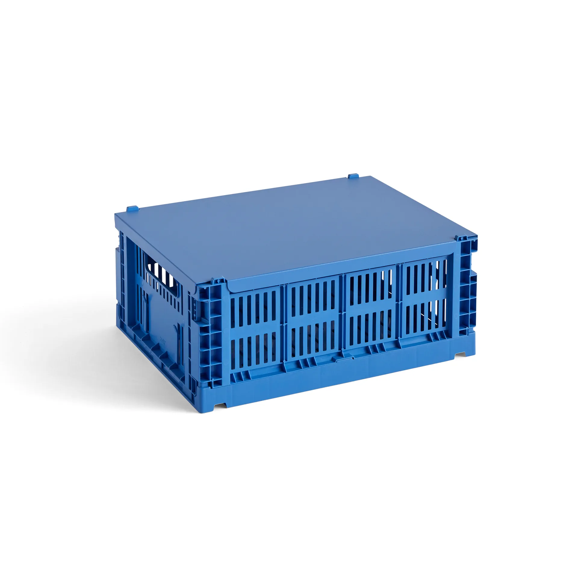 Colour Crate lid medium, Electric blue HAY
