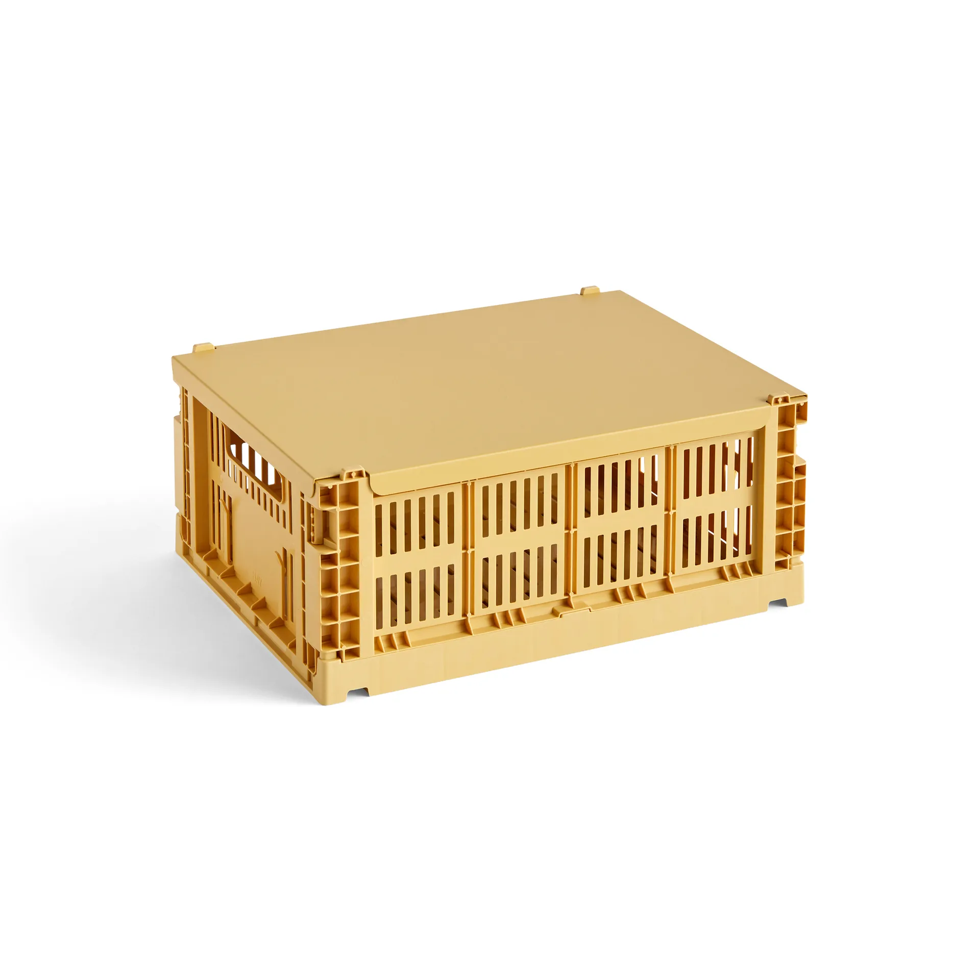 Colour Crate lid medium, Golden yellow HAY