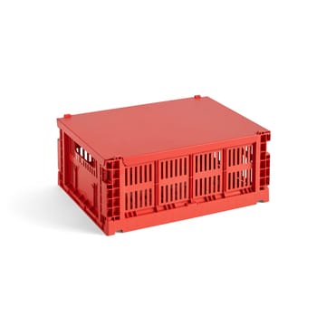 Colour Crate lid medium - Red - HAY