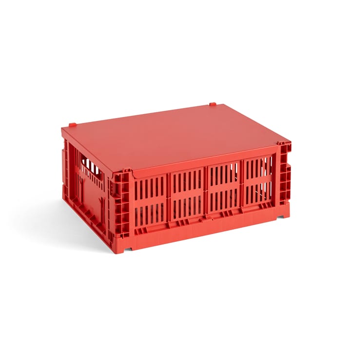 Colour Crate lid medium - Red - HAY