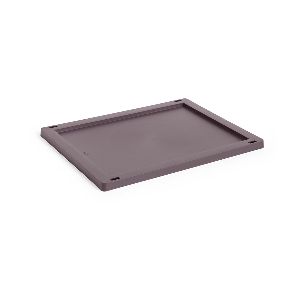 HAY Colour Crate lock plastic medium Bordeaux | Scandinavian Design | Lids & accessories | Red
