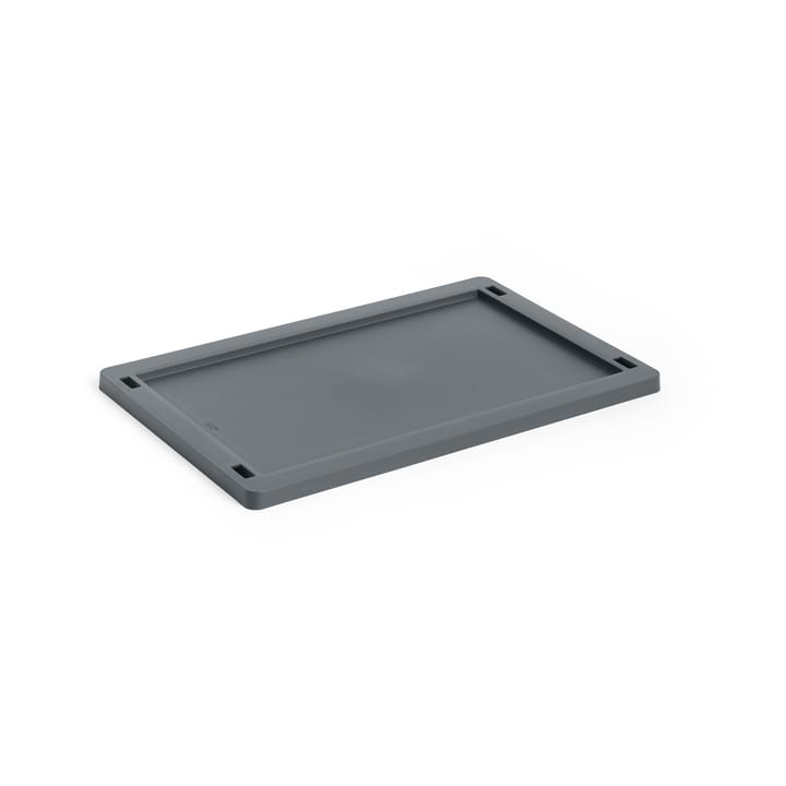 Colour Crate lock plastic small - Charcoal - HAY