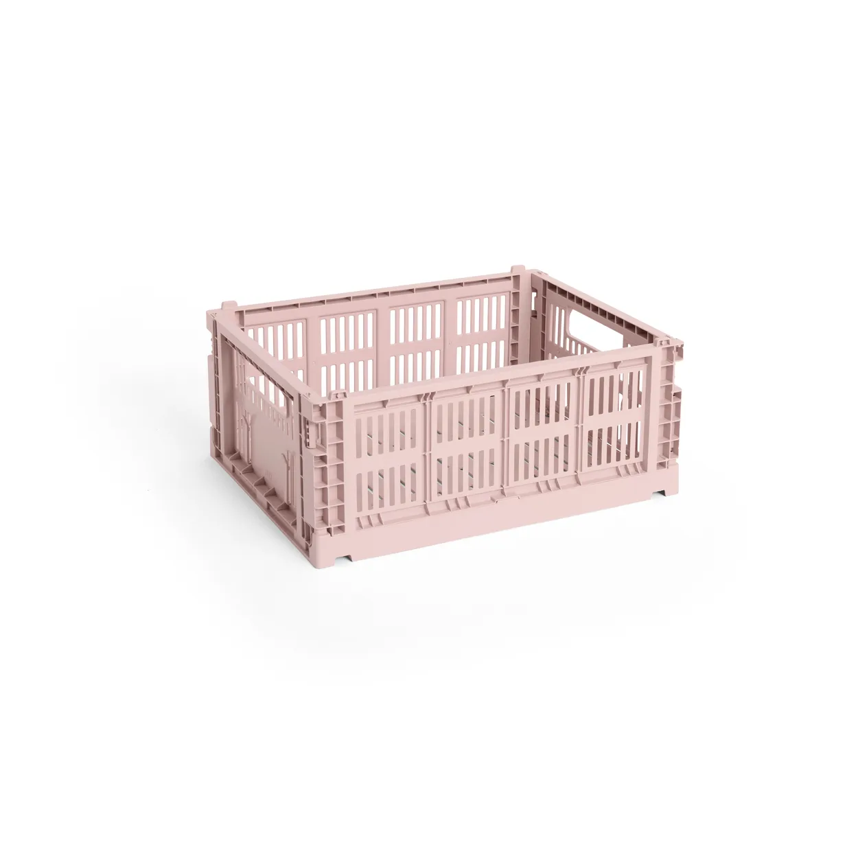 HAY Colour Crate M 26.5x34.5 cm Blush | Scandinavian Design | Storage baskets | Pink