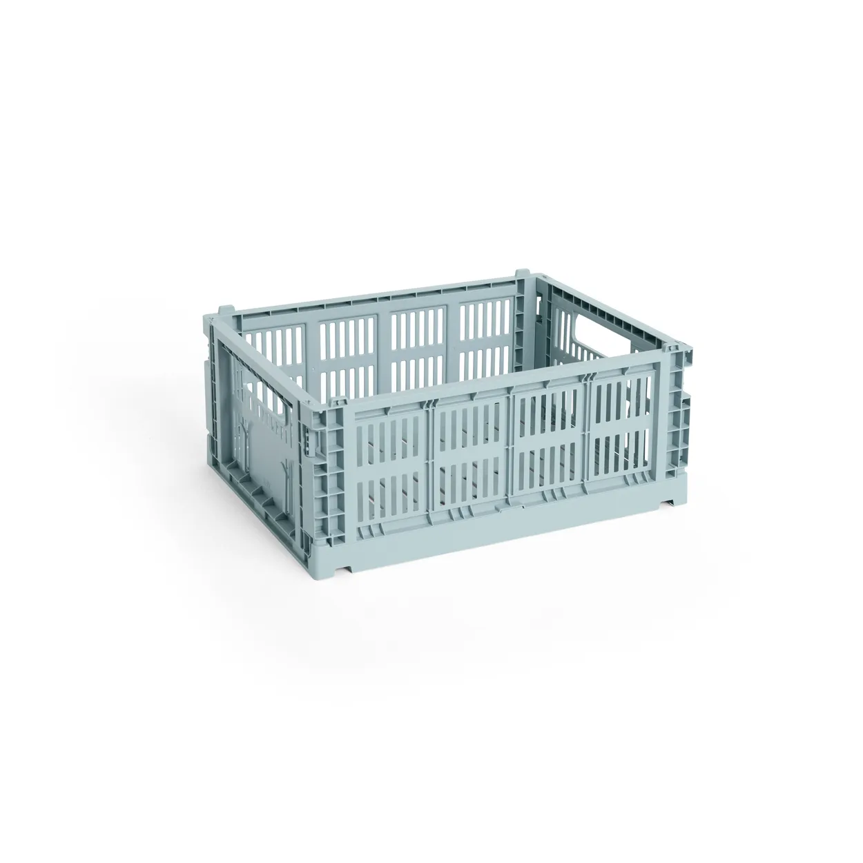 HAY Colour Crate M 26.5x34.5 cm Dusty blue | Scandinavian Design | Storage baskets | Blue