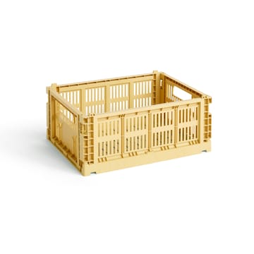 Colour Crate M 26.5x34.5 cm - Golden yellow - HAY