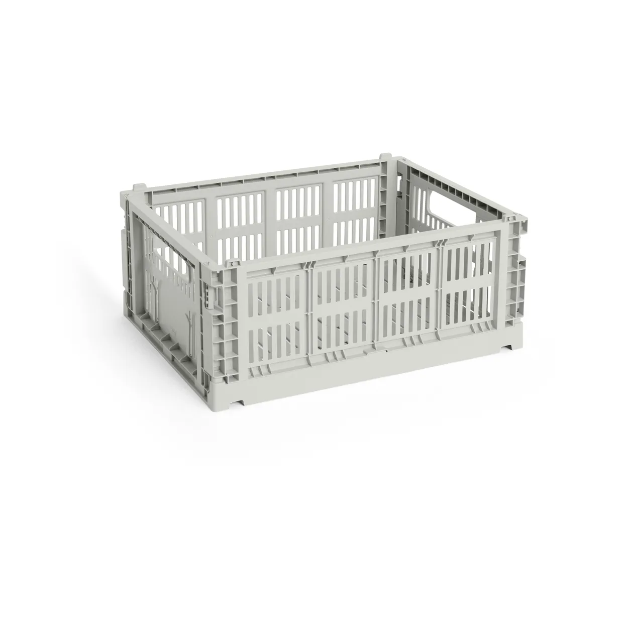 HAY Colour Crate M 26.5x34.5 cm Grey | Scandinavian Design | Storage baskets | Grey