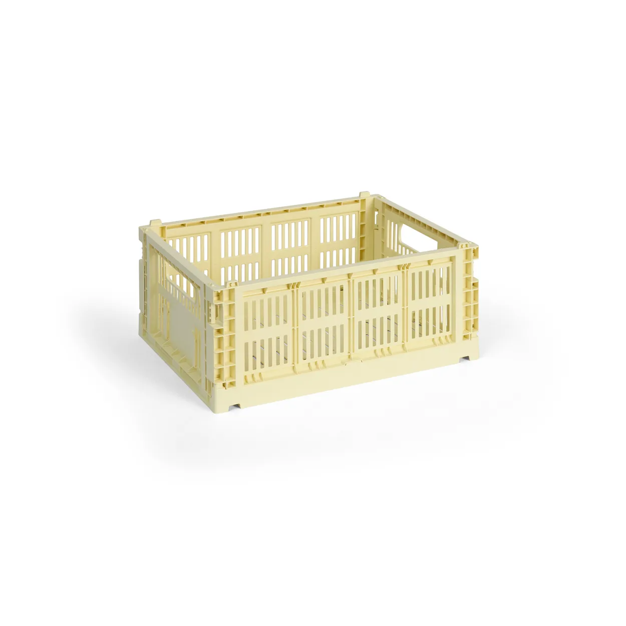 HAY Colour Crate M 26.5x34.5 cm Light yellow | Scandinavian Design | Storage baskets | Yellow