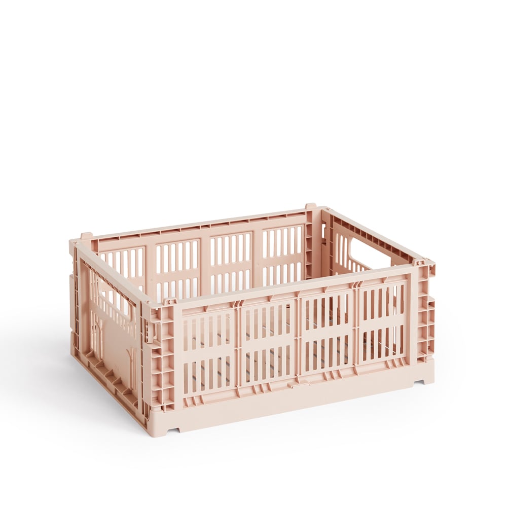 HAY Colour Crate M 26.5x34.5 cm Powder | Scandinavian Design | Storage baskets | Beige