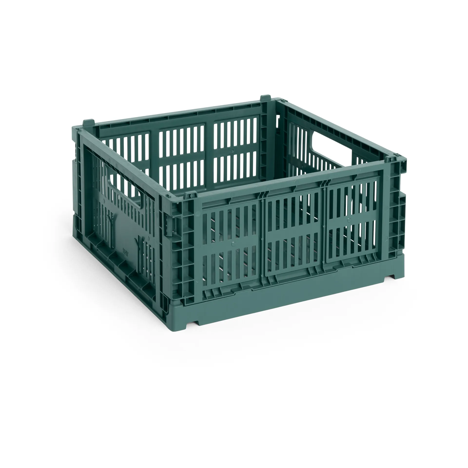 Colour Crate M Square 29.5x29.5 cm, Dark green HAY