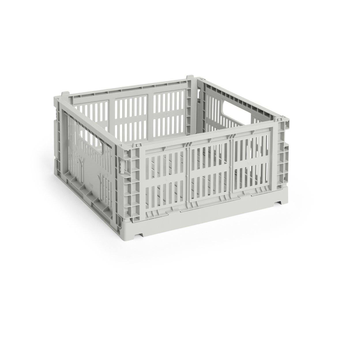 HAY Colour Crate M Square 29.5x29.5 cm Grey | Scandinavian Design | Boxes & jars | Grey