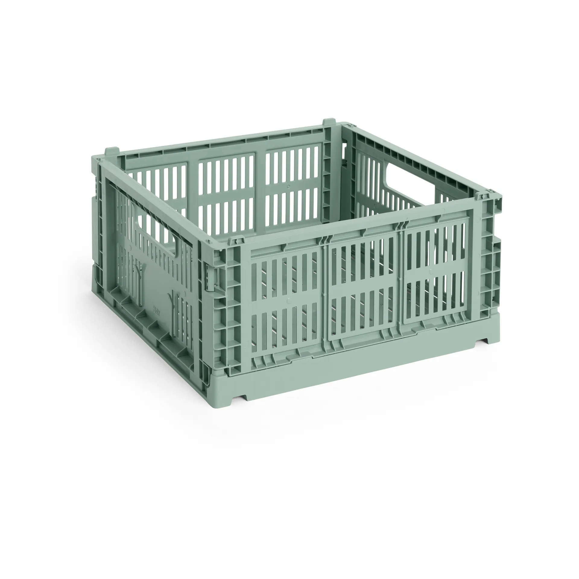 Colour Crate M Square 29.5x29.5 cm, Sage green HAY