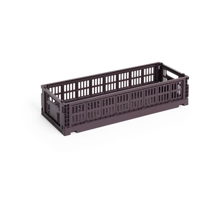 Colour Crate Mini Oblong 13x34.5 cm - Bordeaux - HAY