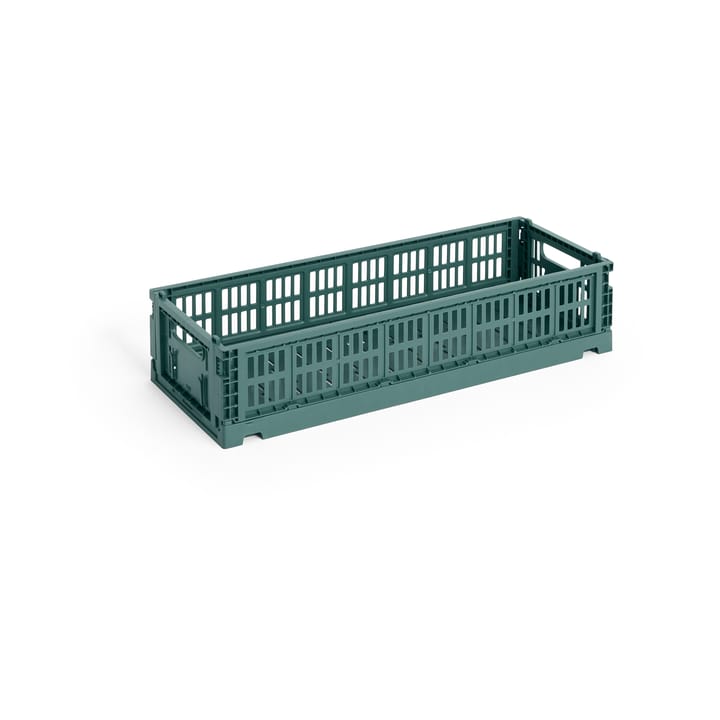 Colour Crate Mini Oblong 13x34.5 cm - Dark green - HAY