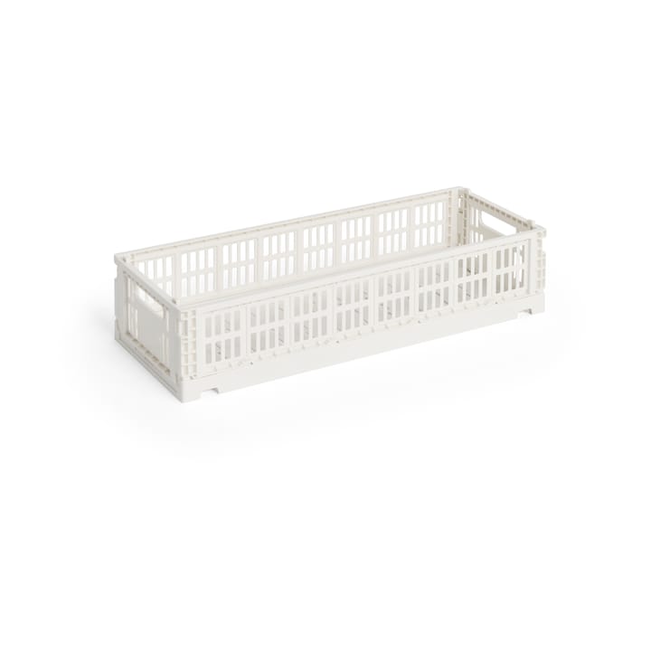 Colour Crate Mini Oblong 13x34.5 cm - Off white - HAY