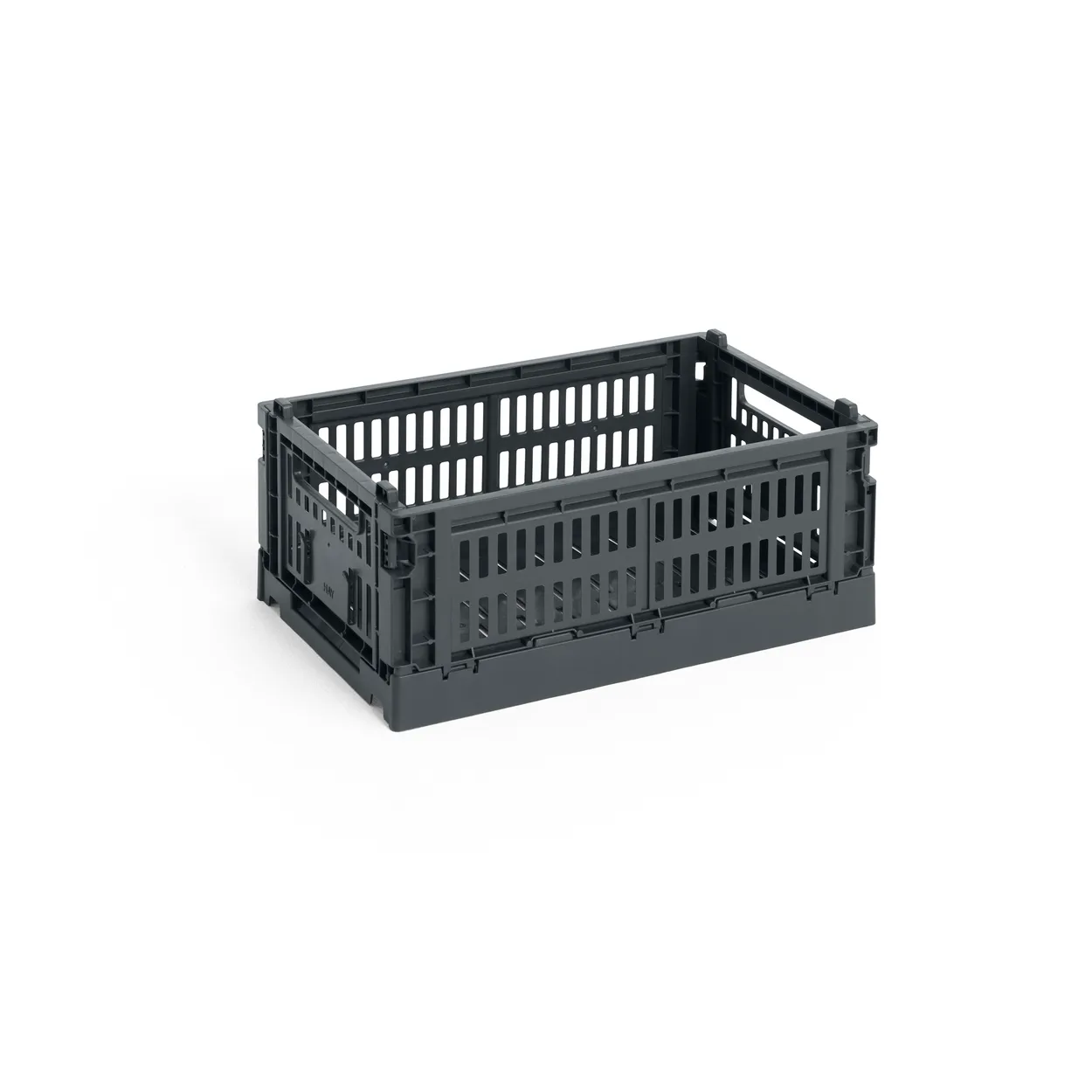 HAY Colour Crate S 17x26.5 cm Charcoal | Scandinavian Design | Boxes & jars | Black
