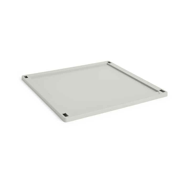 Colour Crate Square lock plastic large - Grey - HAY