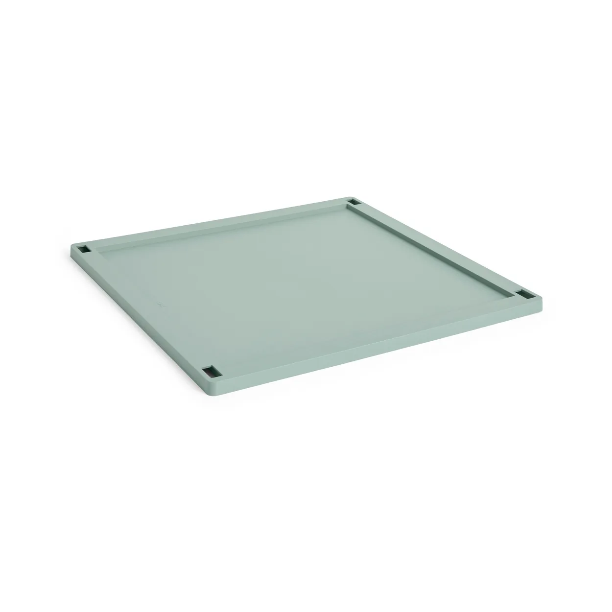 HAY Colour Crate Square lock plastic large Sage green