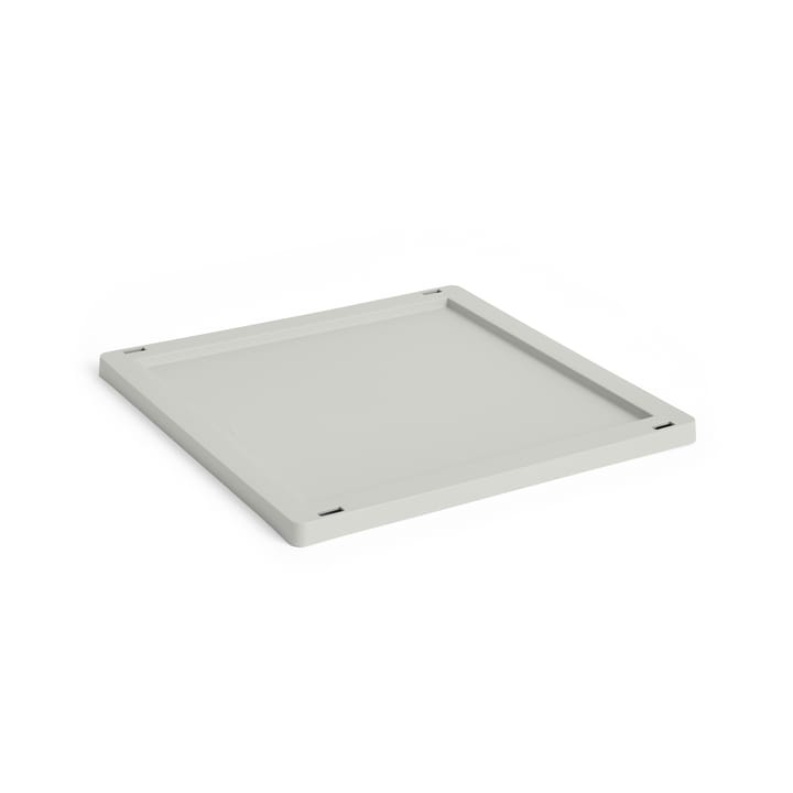Colour Crate Square/Cube lock plastic medium - Grey - HAY