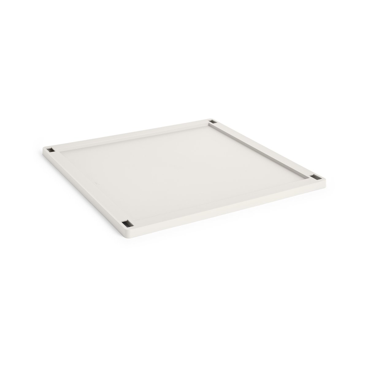 HAY Colour Crate Square/Cube lock plastic medium Off white