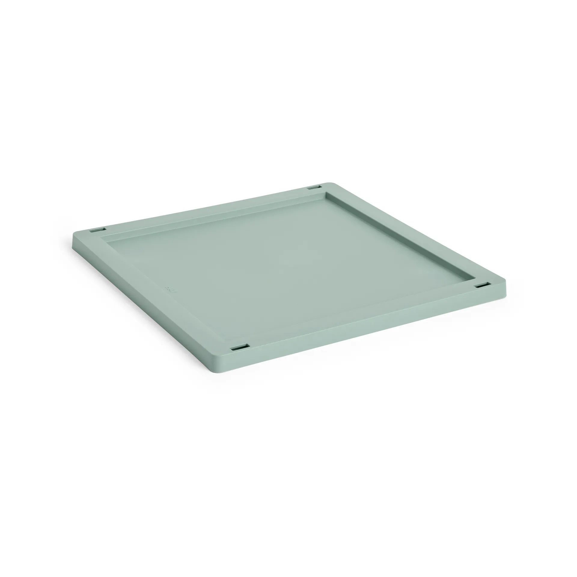 Colour Crate Square/Cube lock plastic medium, Sage green HAY