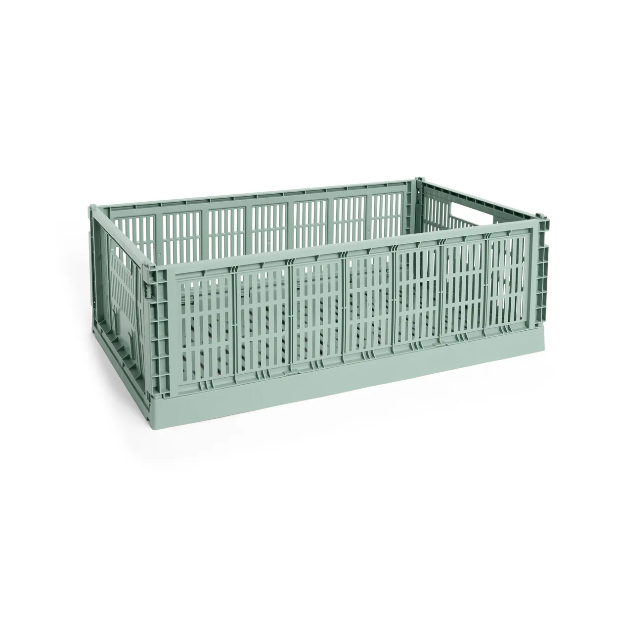 HAY Colour Crate XL 42x68 cm Sage green | Scandinavian Design | Boxes & jars | Green