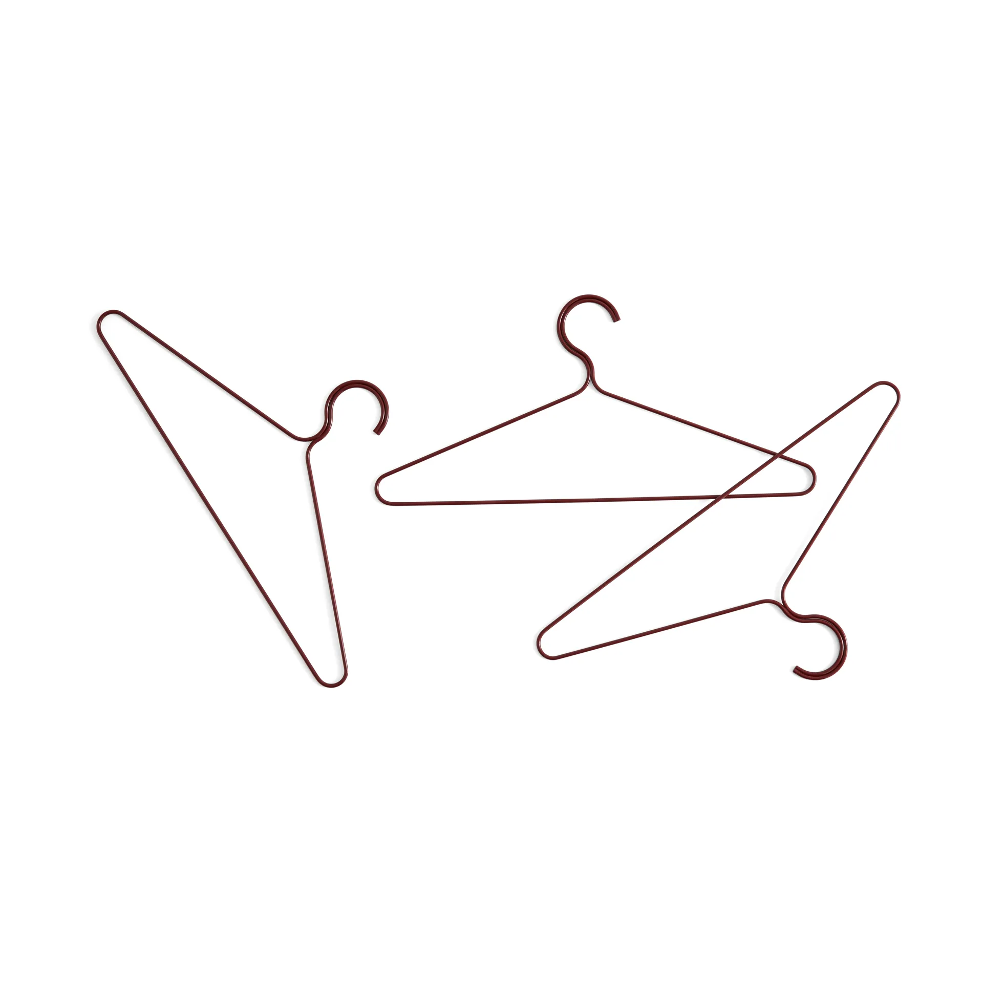 Colour hanger 3-pack, Maroon red HAY