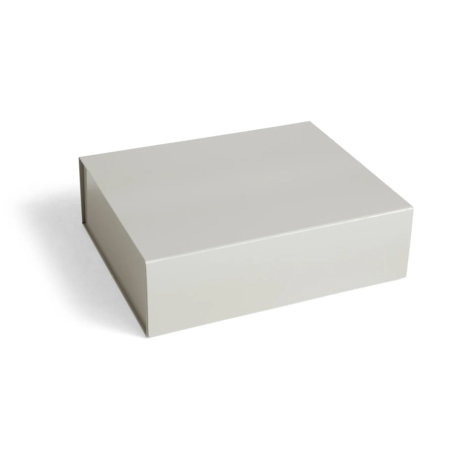 Colour Storage L box with lid 34,5x41,5 cm, Grey HAY