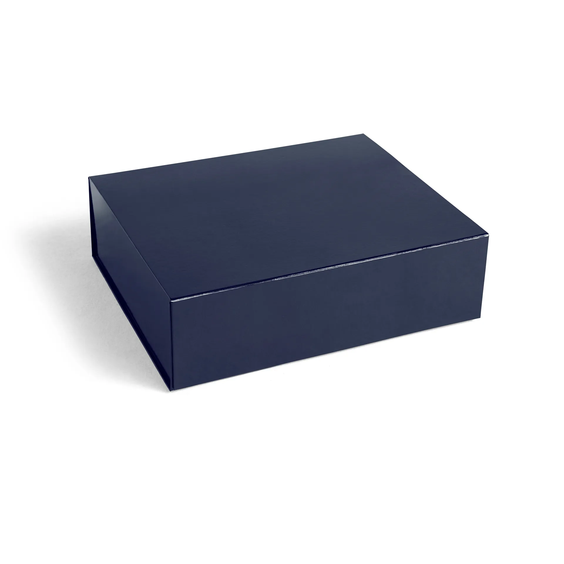 Colour Storage L box with lid 34,5x41,5 cm, Midnight blue HAY