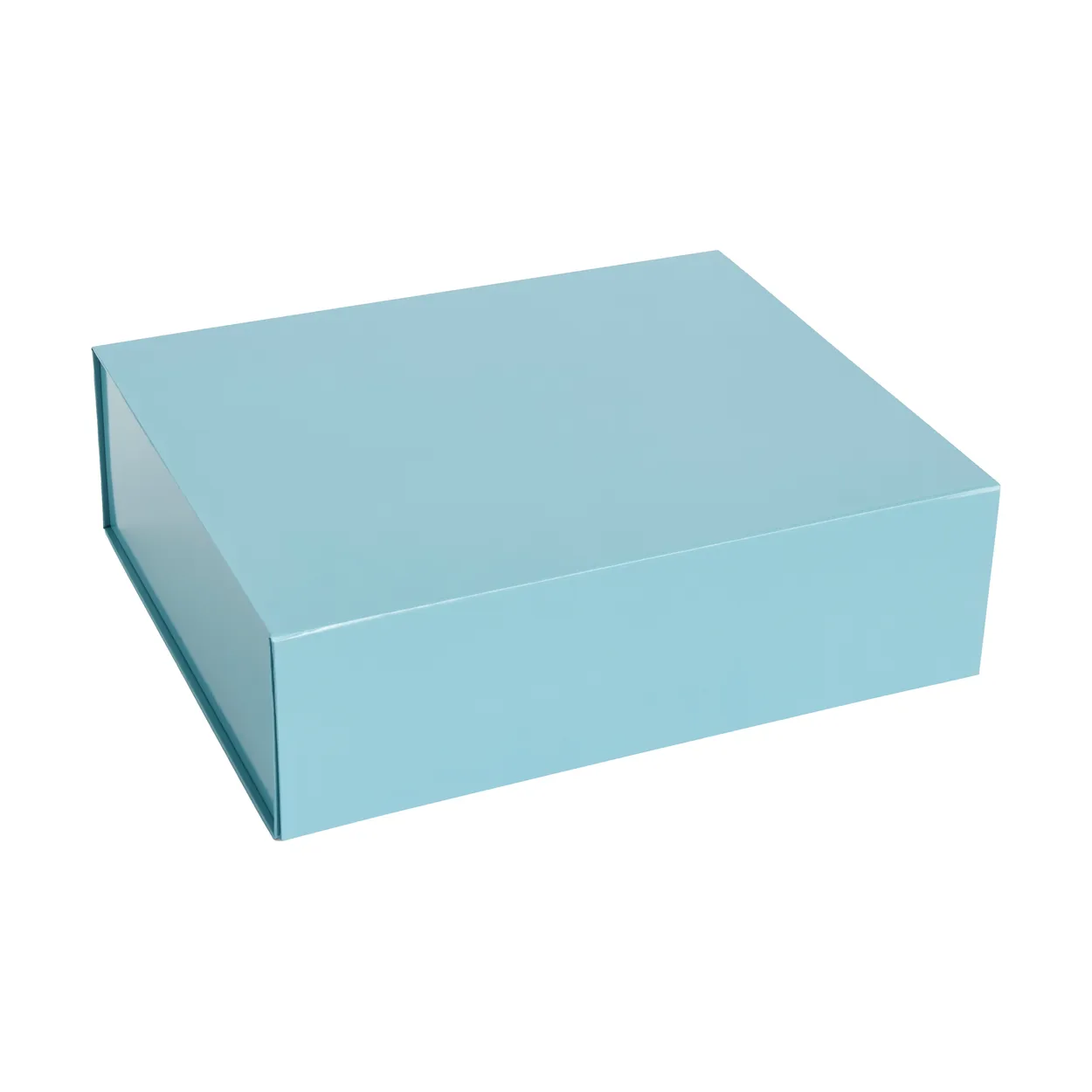 HAY Colour Storage L box with lid 34,5x41,5 cm Ocean blue
