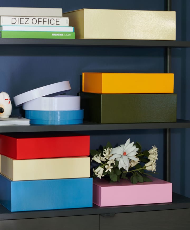 Colour Storage L box with lid 34,5x41,5 cm, Vanilla HAY