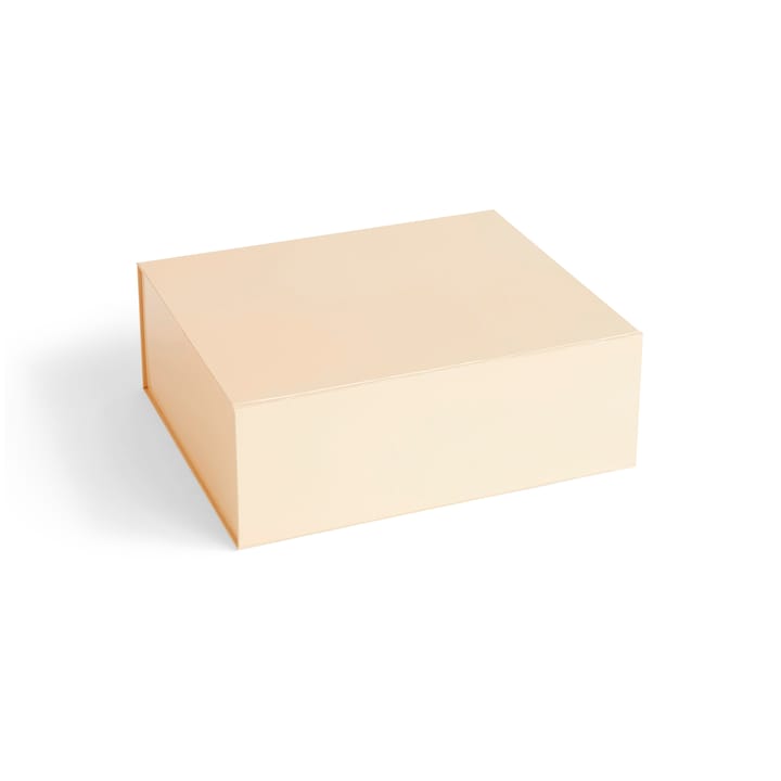 Colour Storage M box with lid 29.5x35 cm - Vanilla - HAY