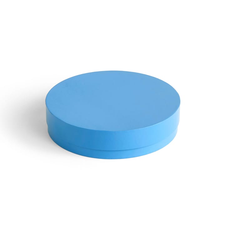 Colour Storage Round box with lid Ø24 cm - Sky blue - HAY