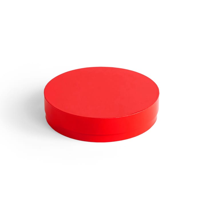 Colour Storage Round box with lid Ø24 cm - Vibrant red - HAY