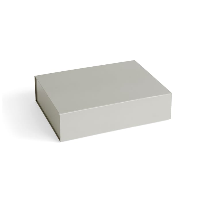 Colour Storage S box with lid 25.5x33 cm - Grey - HAY