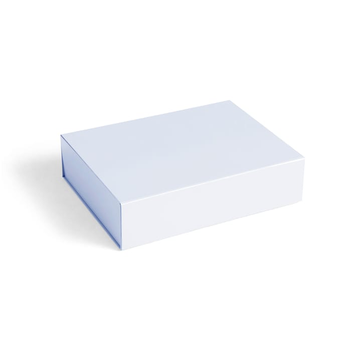 Colour Storage S box with lid 25.5x33 cm - Lavender - HAY