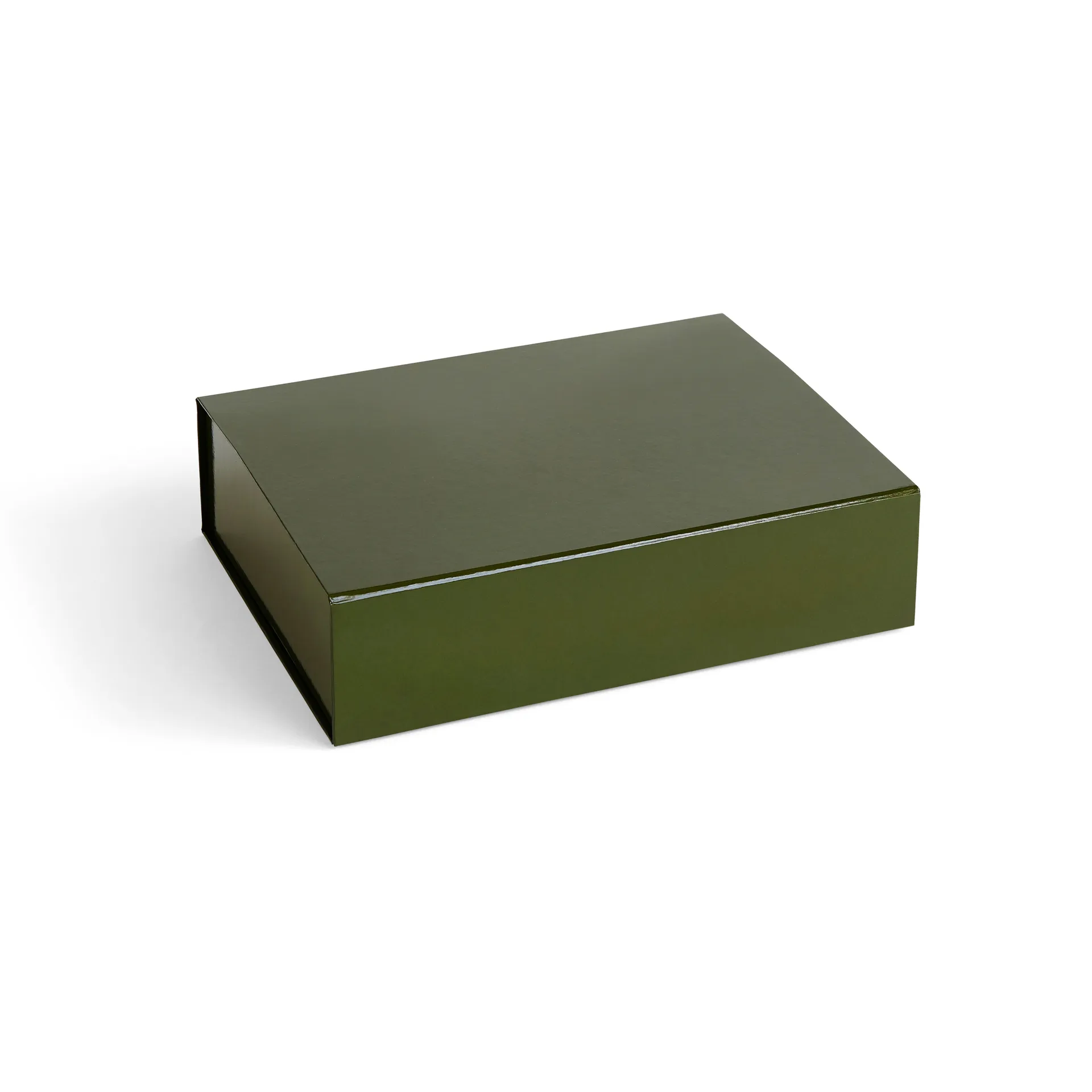 Colour Storage S box with lid 25,5x33 cm, Olive HAY